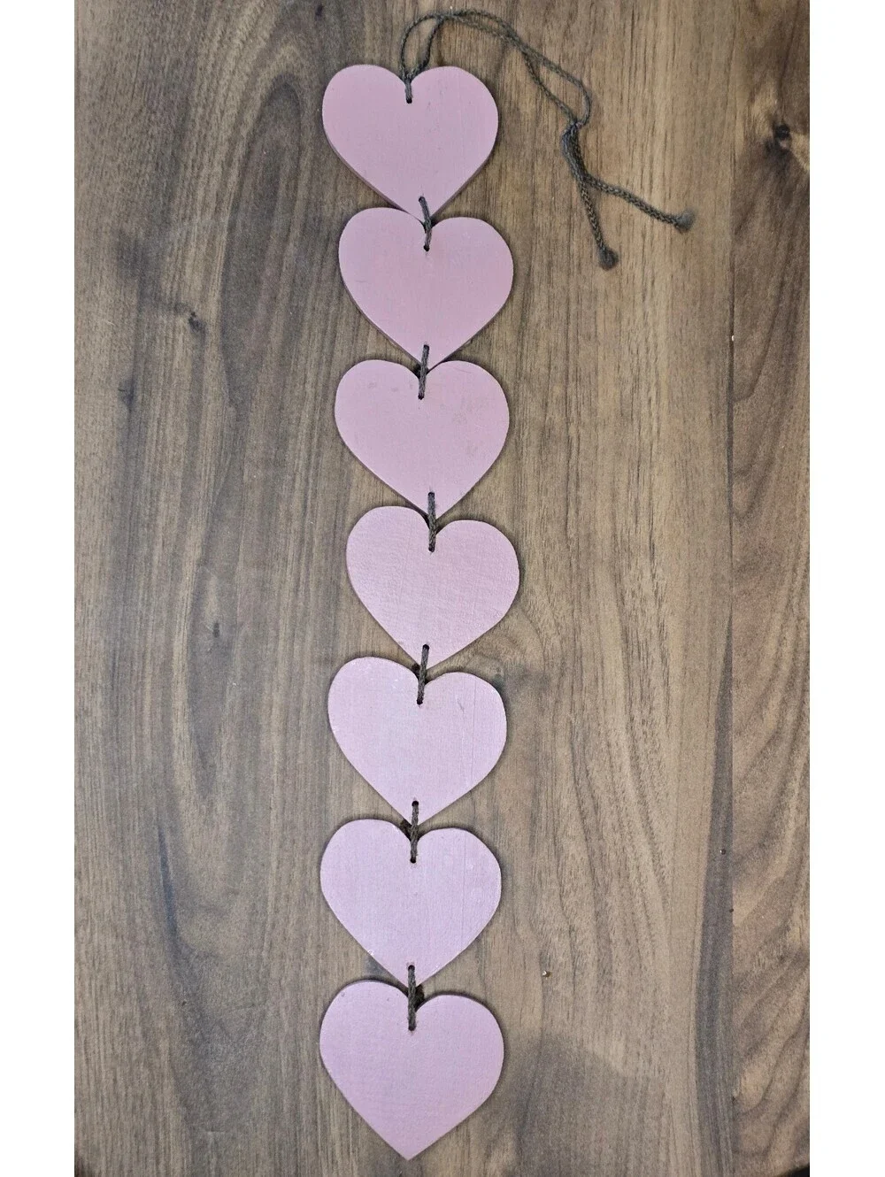 Vintage Vertical Wood Heart Welcome Sign, 19